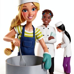 Mattel Kids Cooking Career Book Fun Kitchen Jobs Ages 3-7-0