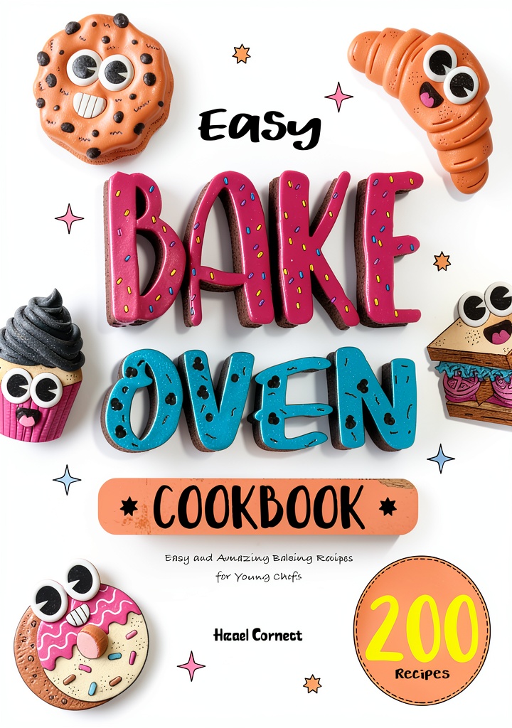 Installing Kids Cooking Book Easy Recipes for Young Chefs Amazon Edition on a wooden desk