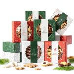 Christmas Cookie Boxes Set of 9 by ZICOTO Sturdy Tins with Lids-0