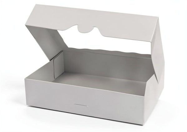 ONE MORE 15-Pack White Bakery Box12x8x2.5inch,Large Pastry Cookie Box for Donuts,Muffins with Window Lid - Auto-Pop up Paper Box Doughnut Chocolate Strawberries Treat Boxes,Pack of 15-6