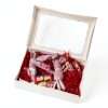ONE MORE 15-Pack White Bakery Box12x8x2.5inch,Large Pastry Cookie Box for Donuts,Muffins with Window Lid - Auto-Pop up Paper Box Doughnut Chocolate Strawberries Treat Boxes,Pack of 15-5