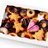 ONE MORE 15-Pack White Bakery Box12x8x2.5inch,Large Pastry Cookie Box for Donuts,Muffins with Window Lid - Auto-Pop up Paper Box Doughnut Chocolate Strawberries Treat Boxes,Pack of 15-0