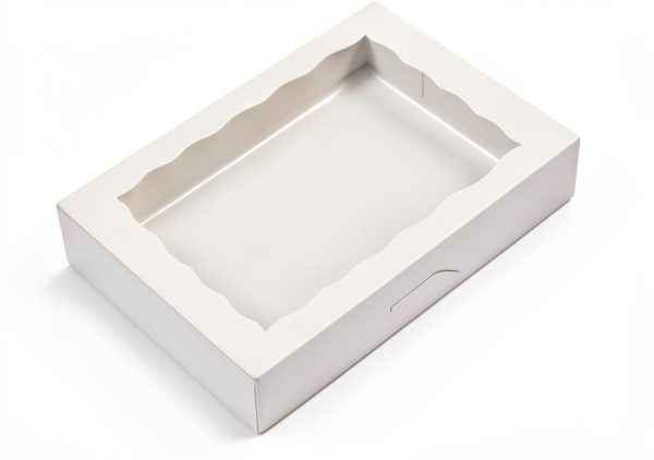 ONE MORE 15-Pack White Bakery Box12x8x2.5inch,Large Pastry Cookie Box for Donuts,Muffins with Window Lid - Auto-Pop up Paper Box Doughnut Chocolate Strawberries Treat Boxes,Pack of 15-1
